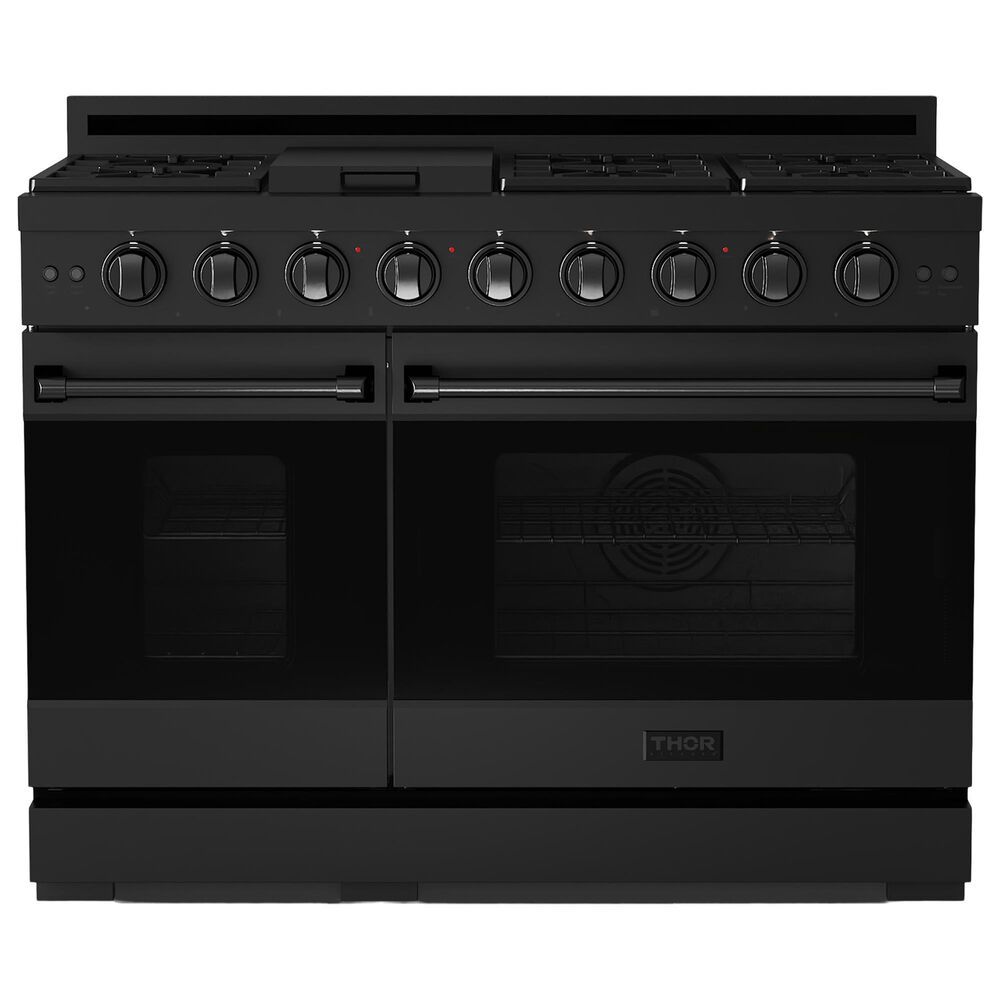 Thor Kitchen Gordon Ramsay 6.8 Cu. Ft. Professional Natural Gas Range with Pro-Style Knobs in Black, , large