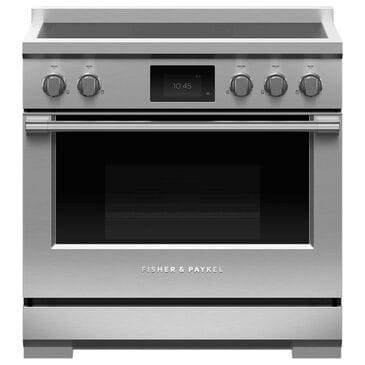 Fisher & Paykel 36" Professional Induction Range in Stainless Steel, , large