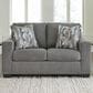 Ashley Deltona Loveseat in Graphite, , large