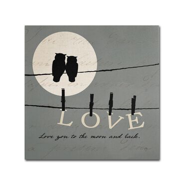 Timberlake Pela Studio "Moon Lovers I" Canvas Art, , large