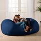 Jaxx 7" Giant Bean Bag Sofa in Navy, , large