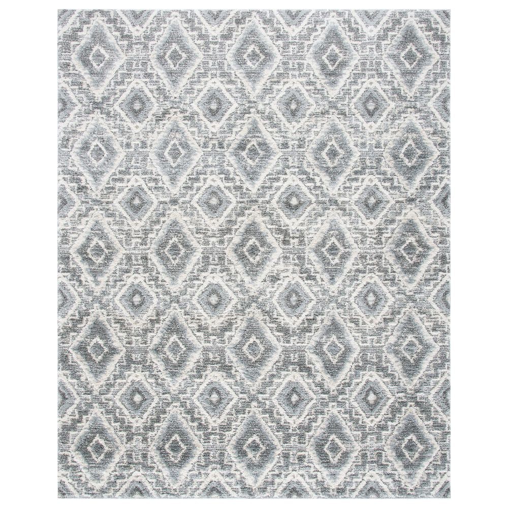 Safavieh Martha Stewart Lucia Shag MSR0781H 8&#39; x 10&#39; Dark Grey and Light Grey Area Rug, , large