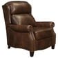 Barcalounger Meade Leather Recliner in Worthington Cognac, , large