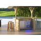 Perlick Signature Shallow Depth 3.1 Cu. Ft. Outdoor Wine Center with Let Hinge Solid Doorf in Stainless Steel and Panel Ready, , large