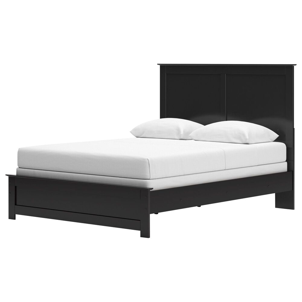Ashley Maribel Queen Panel Bed in Black, , large