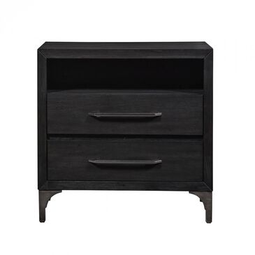 Urban Home Lucerne 2 Drawer Nightstand in Vintage Coffee, , large