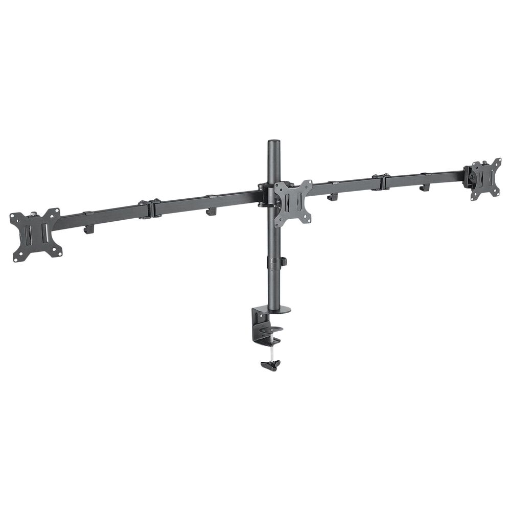 Manhattan LCD Triple Monitor Mount with Center Mount and Double-Link Swing Arms, , large