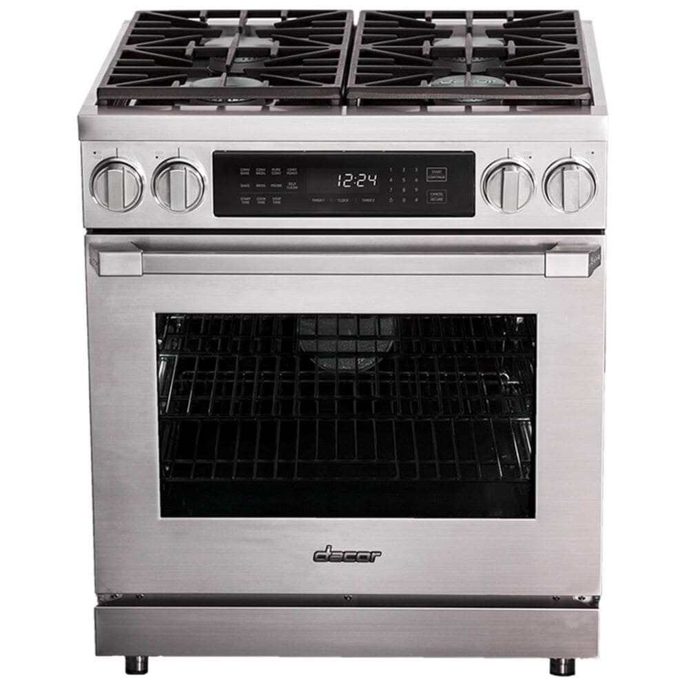 Dacor Heritage 30" Natural Gas High Altitude Pro Dual Fuel Range in Stainless Steel, , large