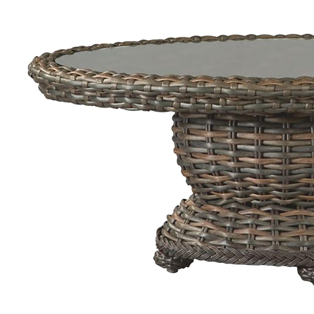 Venture South Hampton Oval Cocktail Table in Tuscan Brown, , large