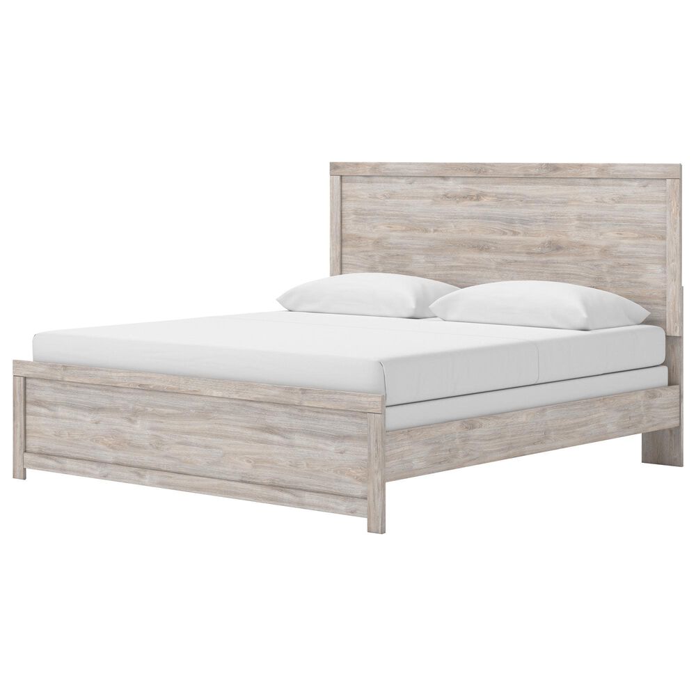 Ashley Broachmyn King Panel Bed in Gray, , large