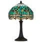 Cal Lighting Emerald Tiffany Table Lamp in Bronze, , large
