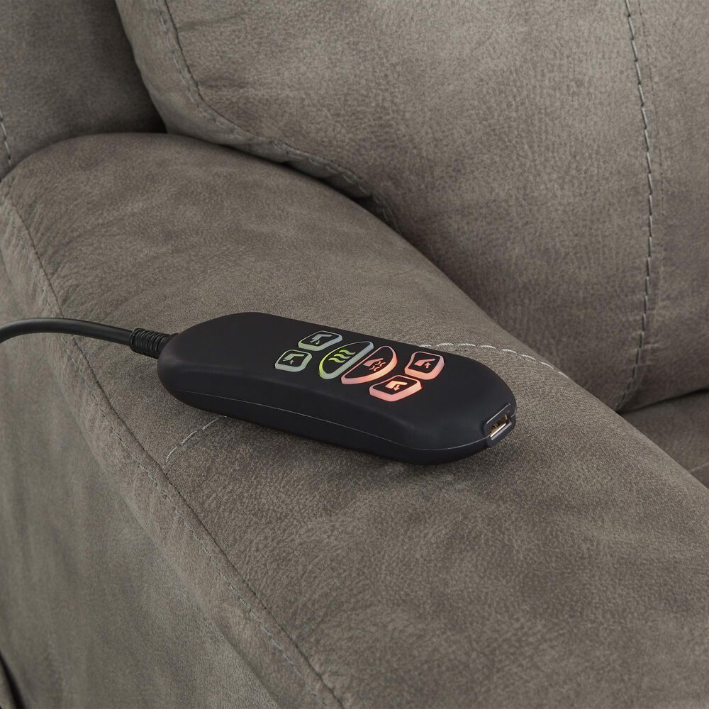 Ashley Crestmeade Power Lift Recliner in Fossil, , large