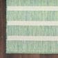 Nourison Positano POS03 Blue, Green and Ivory 9" x 12" Indoor/Outdoor Area Rug, , large