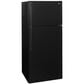Whirlpool 28" Wide 14 Cu. Ft. Top Freezer Refrigerator in Black, , large