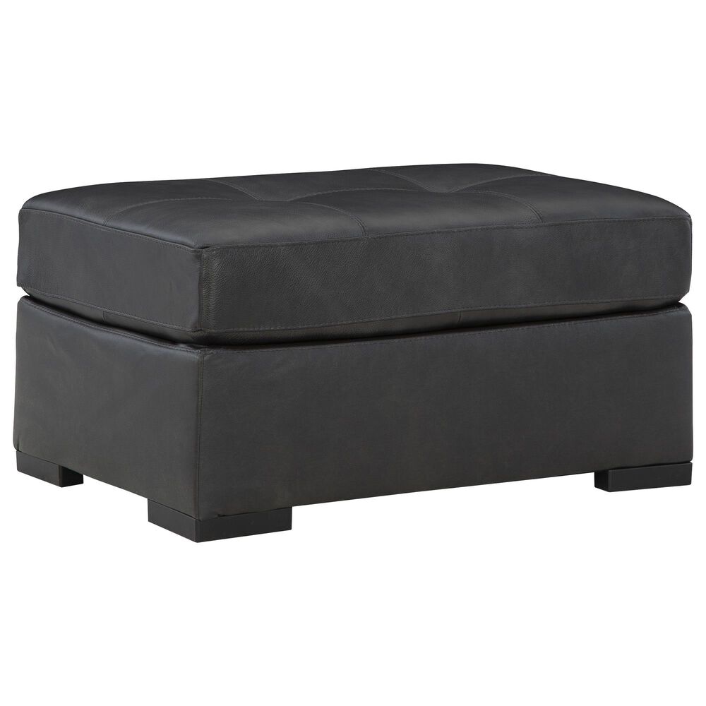 Ashley Brindley Pier Oversized Accent Ottoman in Fog, , large
