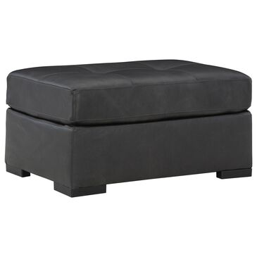 Ashley Brindley Pier Oversized Accent Ottoman in Fog, , large