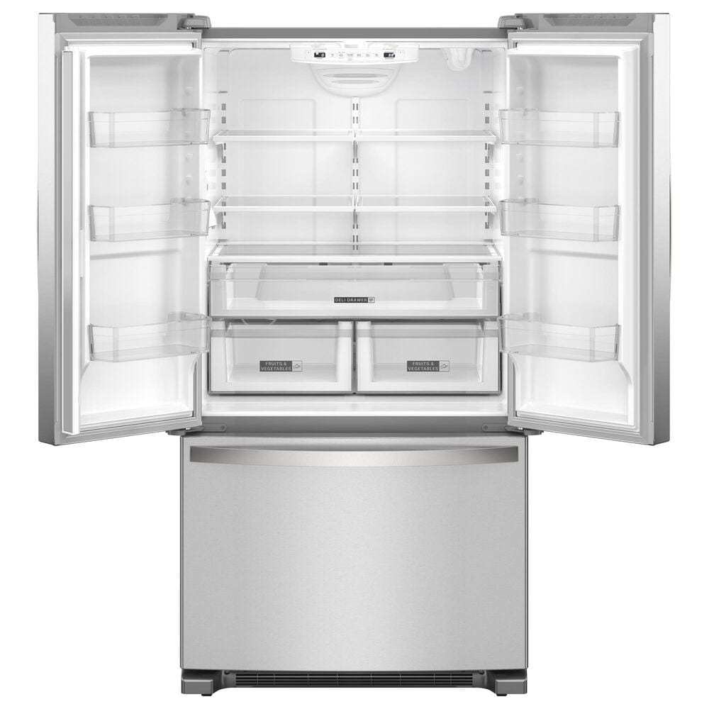 Whirlpool 25.2 Cu. Ft. French Door Refrigerator with Water Dispenser in Fingerprint Resistant Stainless Steel, , large