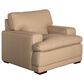 Bordeaux & Co 3-Piece Stationary Leather Living Room Set in Safari Fawn, , large