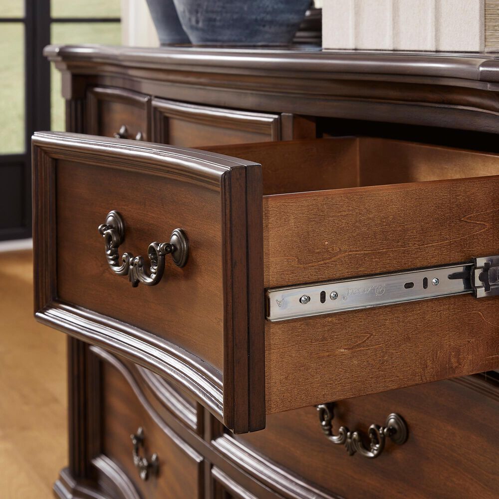 Ashley Lavinton 3-Drawer Nightstand in Cherry Brown, , large
