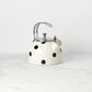 Kate Spade New York Metal Scatter Dot Kettle in Black and White, , large