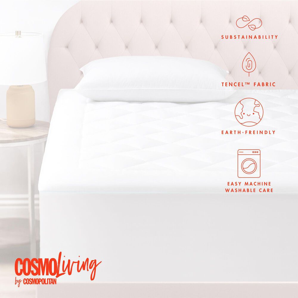 Allied Home EcoSleep King Mattress Pad in White, , large