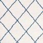 Nourison Brisbane BRI03 8"2" x 10" Ivory and Blue Area Rug, , large