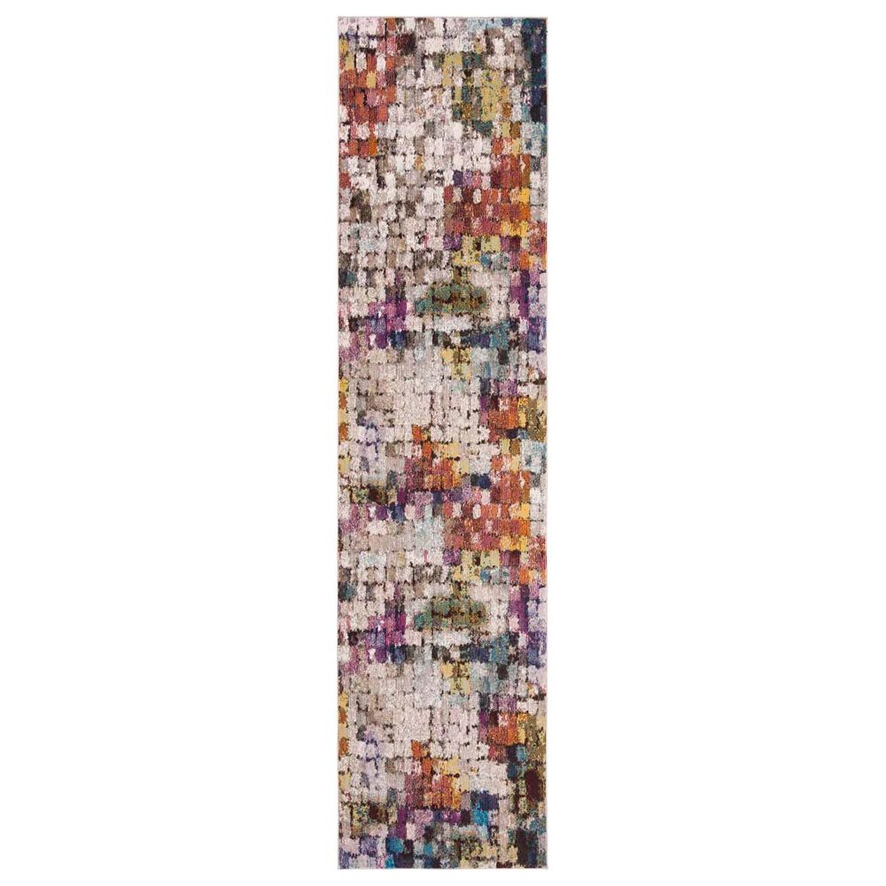 Safavieh Aria 2" x 8" Cream and Rust Runner, , large