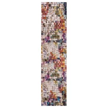 Safavieh Aria 2" x 8" Cream and Rust Runner, , large
