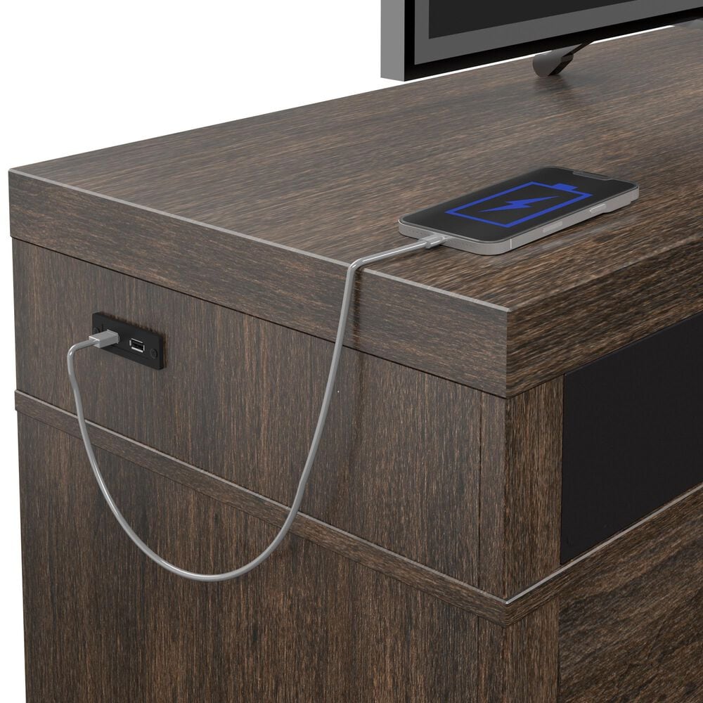 Classic Flame Fireplace Console &amp; Insert, , large