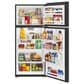 Whirlpool 16.3 Cu. Ft. Wide Top-Freezer Refrigerator with Flexi-Slide Bin in Black, , large