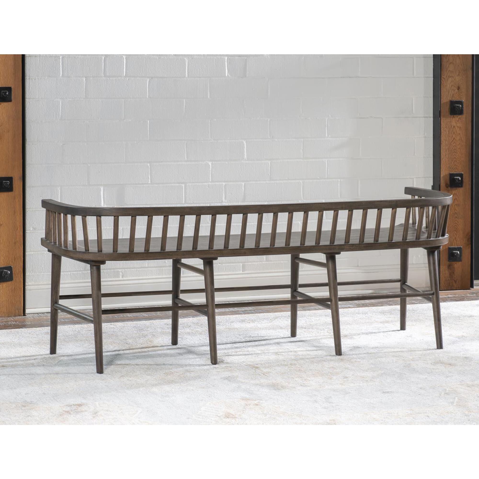 St Claire Home XXX's and OOO's Windsor Dining Bench in Cocoa