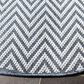 Safavieh Bermuda 6"7" Round Blue and Creme Indoor/Outdoor Area Performance Rug, , large