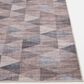 Central Oriental Rugease Velveteen Marlow Brown and Dark Grey 7"6" x 9"6" Area Rug, , large