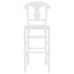 Linon Home Decor Vander Bar Stool in White, , large