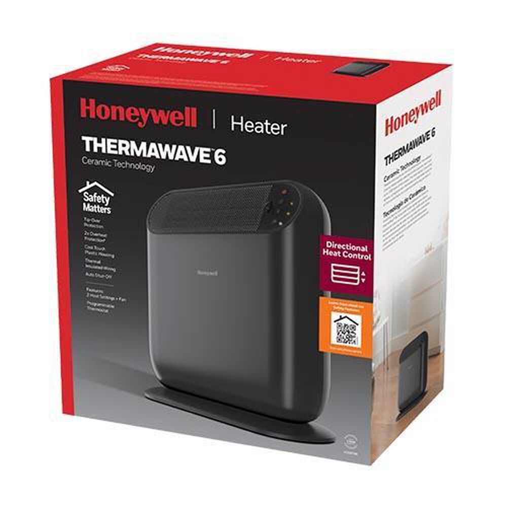 Honeywell ThermaWave 6 Ceramic space heater in Black, , large