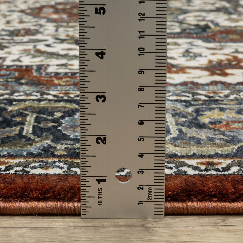 Oriental Weavers Vivian VI06A 2&#39;3&quot; x 7&#39;6&quot; Red Runner, , large