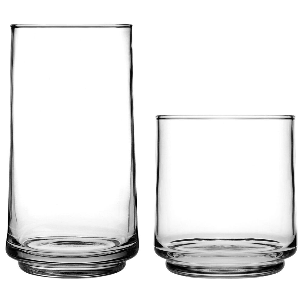 Anchor Hocking 16-Piece Finlandia Glass Drinkware Set in Clear, , large