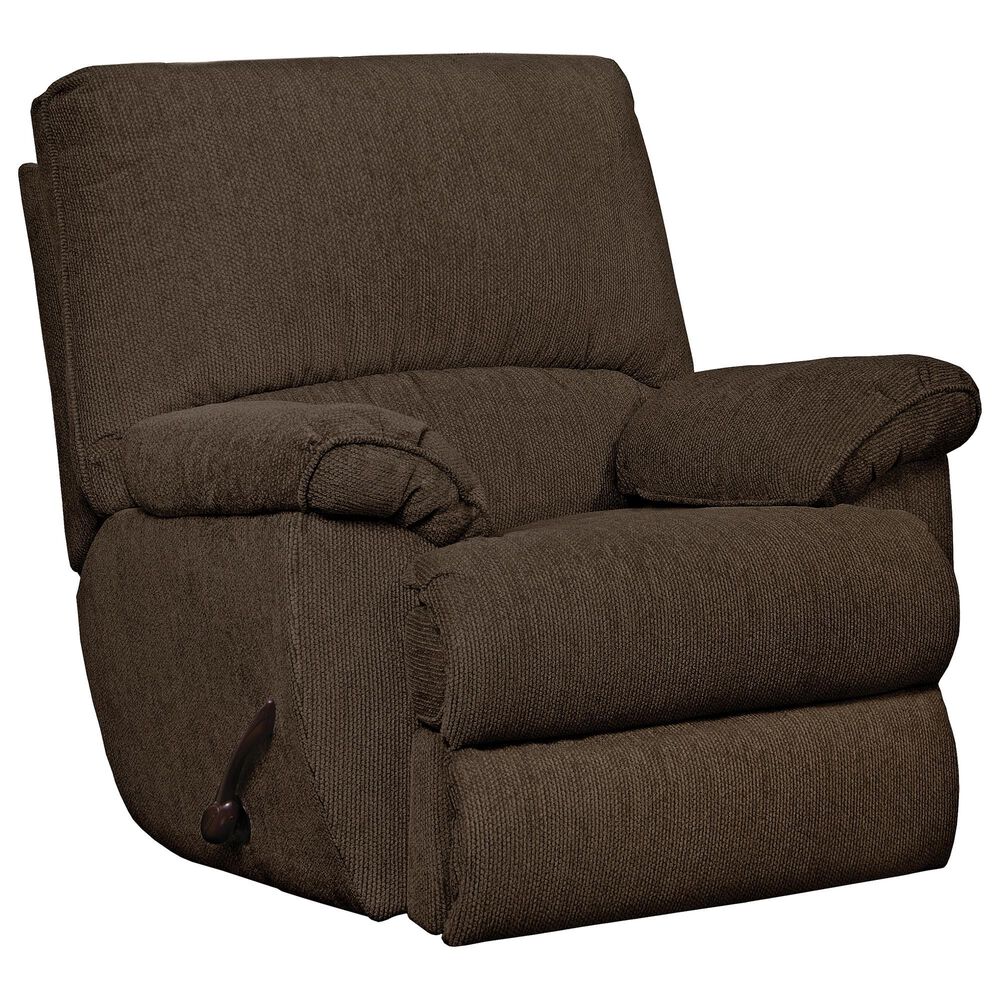 Catnapper Elliott Manual Glider Recliner in Chocolate, , large