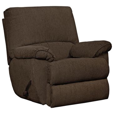 Catnapper Elliott Manual Glider Recliner in Chocolate, , large