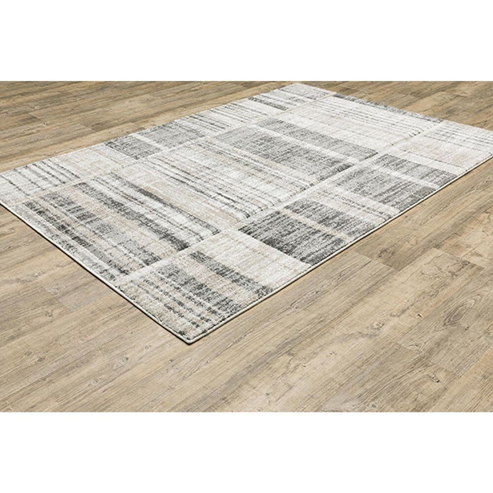 Oriental Weavers Cambria Faded Stripes 7&#39;10&quot; x 10&#39;10&quot; Beige Area Rug, , large