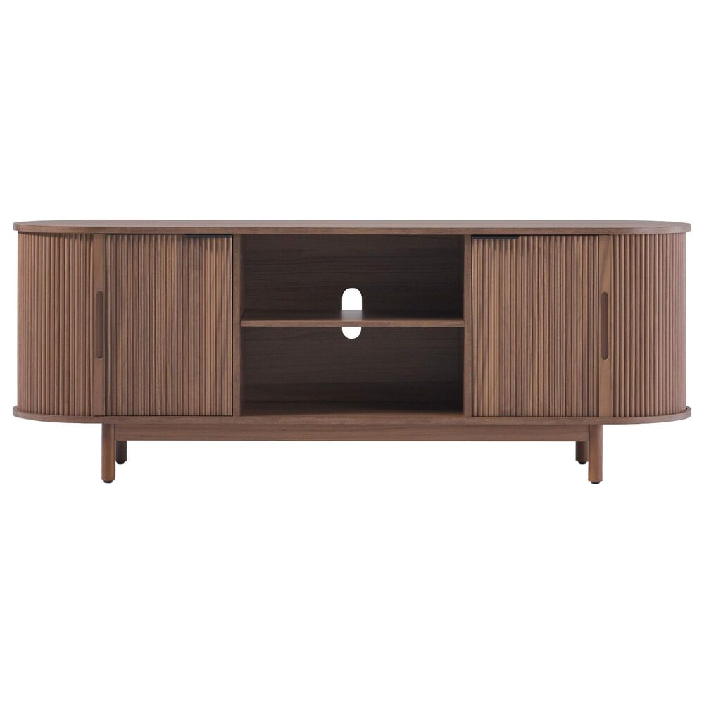Walker Edison Chloe 60&quot; TV Stand in Mocha, , large