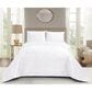 Duke Imports Virah Bella Micromink 3-Piece Full/Queen Quilt Set in Diamond White Weave, , large