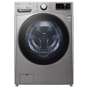 LG 4.5 Cu. Ft. Front Load Washer with Steam Technology in Graphite Steel, , large