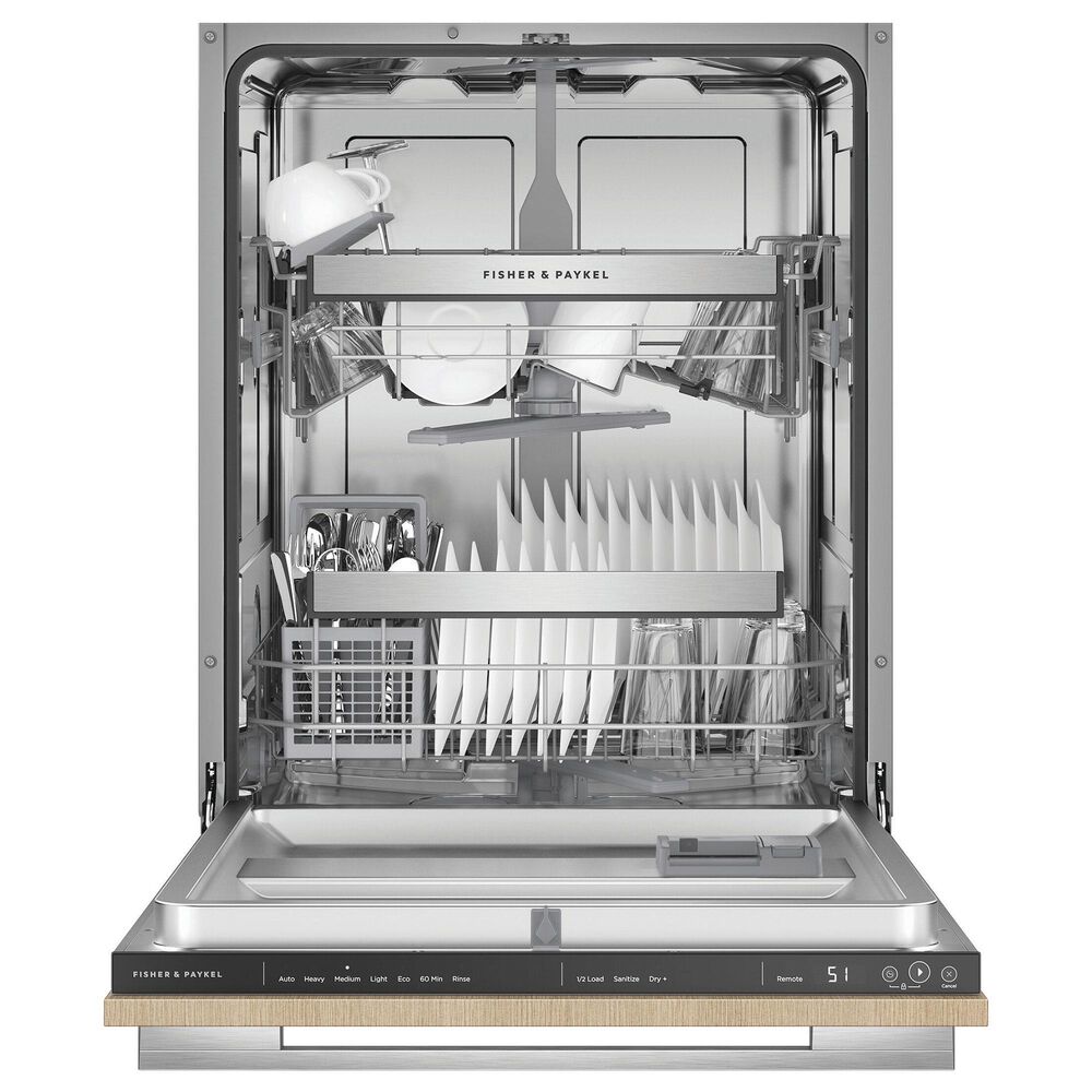 Fisher &amp; Paykel 24&quot; Built-In Bar Handle Dishwasher with 46 dBA in Panel Ready, , large