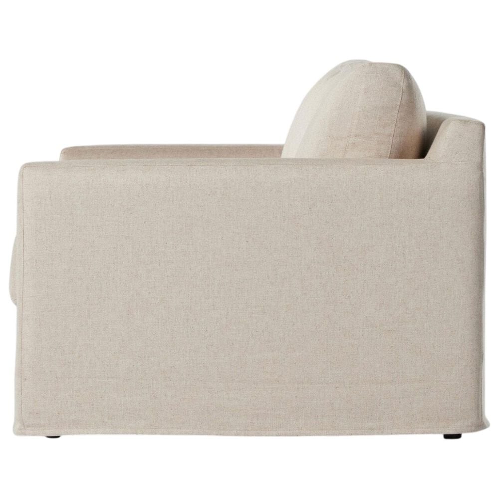 Four Hands Helm Hampton Stationary Slipcover Sofa in Evere Creme, , large
