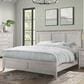 Hawthorne Furniture San Mateo Queen Panel Bed in Rustic White, , large