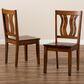 Baxton Studio Fenton Side Chair in Walnut Brown (Set of 2), , large