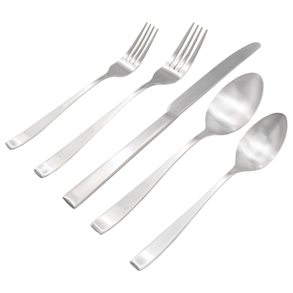 Godinger Silver Chisel 20-Piece Flatware Set in Stainless Steel, , large