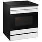 Samsung Bespoke Bespoke 6.3 Cu. Ft. Smart Slide-In Electric Induction Range with Ambient Edge Lighting and Air Sous Vide in White Glass, , large