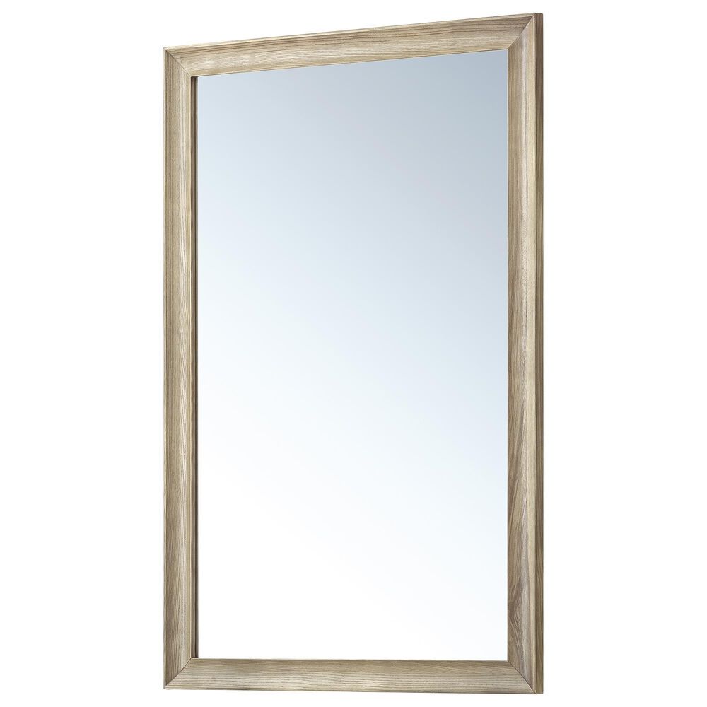James Martin Vanities Glenbrooke 26" Rectangular Mirror in Whitewashed Oak, , large